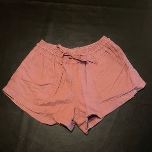 Altar’d state pink cargo shorts sz L